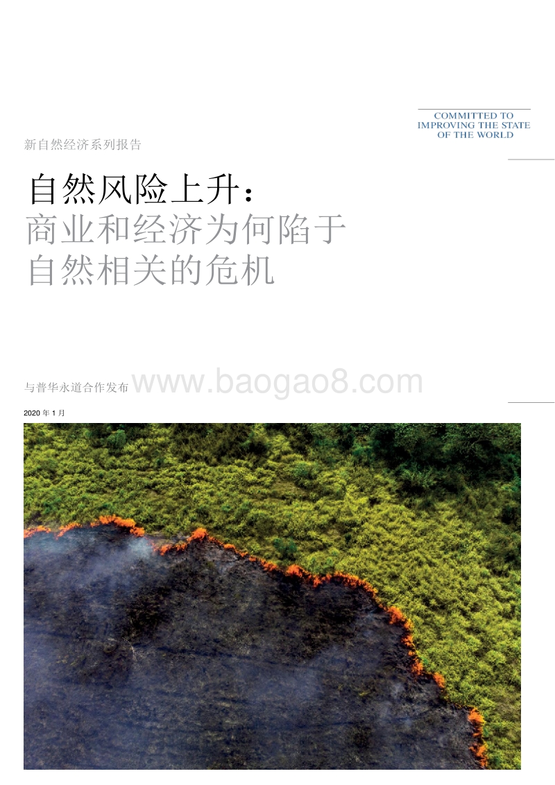 自然风险上升：商业和经济为何陷于自然相关的危机.pdf_第1页