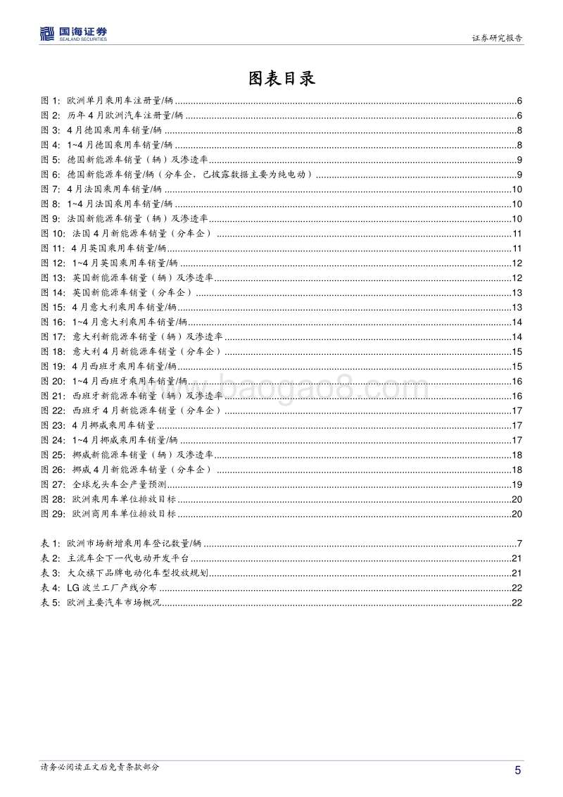 新能源车销量分析系列（一）：欧洲销量短期承压，电动化率持续提速.pdf_第5页