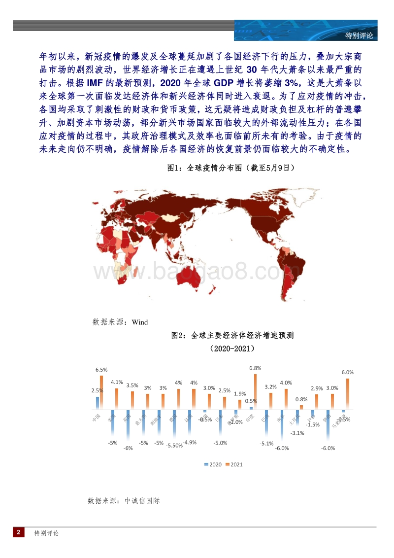 2020年一季度国际宏观经济分析.pdf_第2页