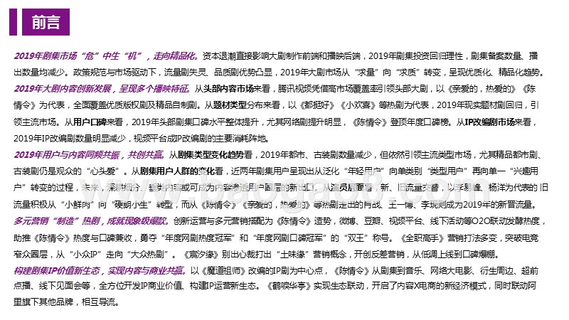 2019-2020年中国剧集市场研究报告.pptx_第2页
