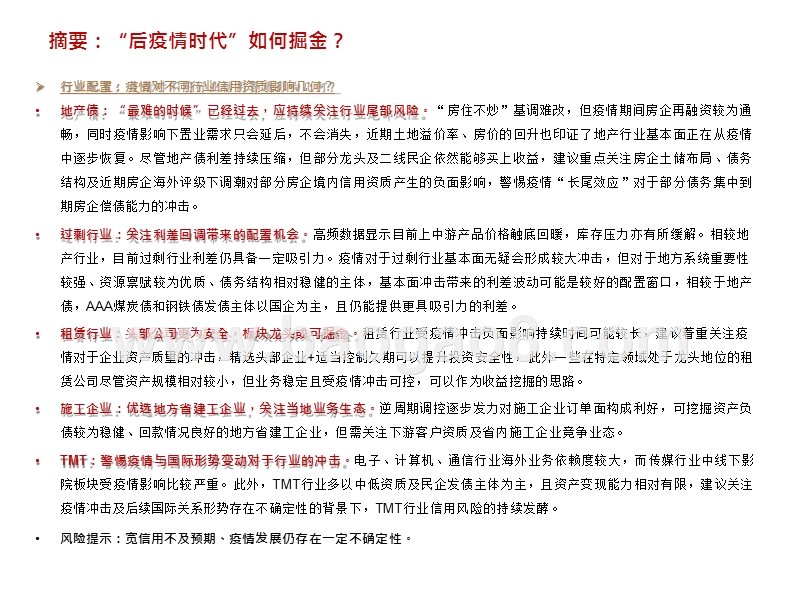 2020年下半年产业债投资策略分析报告.pptx_第4页