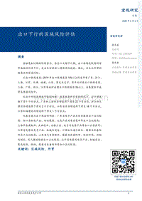 宏观研究专题：出口下行的区域风险评估.pdf