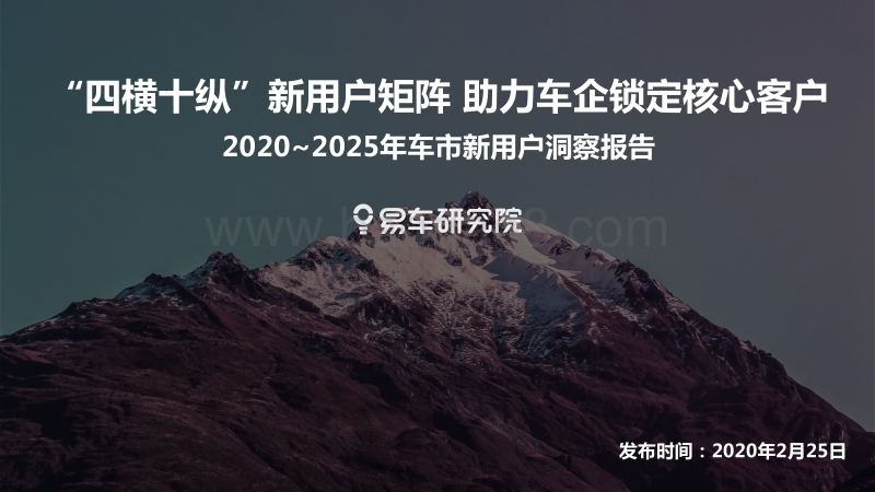 2020-2025年车市新用户洞察报告.pdf_第1页