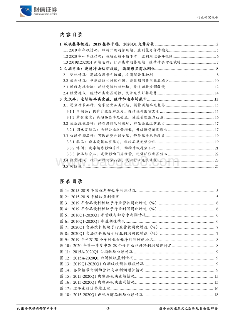 疫情后的食品饮料投资机会：重压方显真金本色，关注龙头改善机会.pdf_第3页