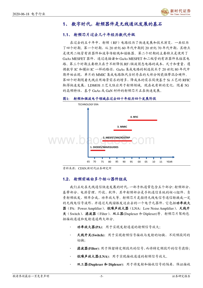 射频前端行业深度报告：5G发展正当时，射频前端方兴未艾.pdf_第5页