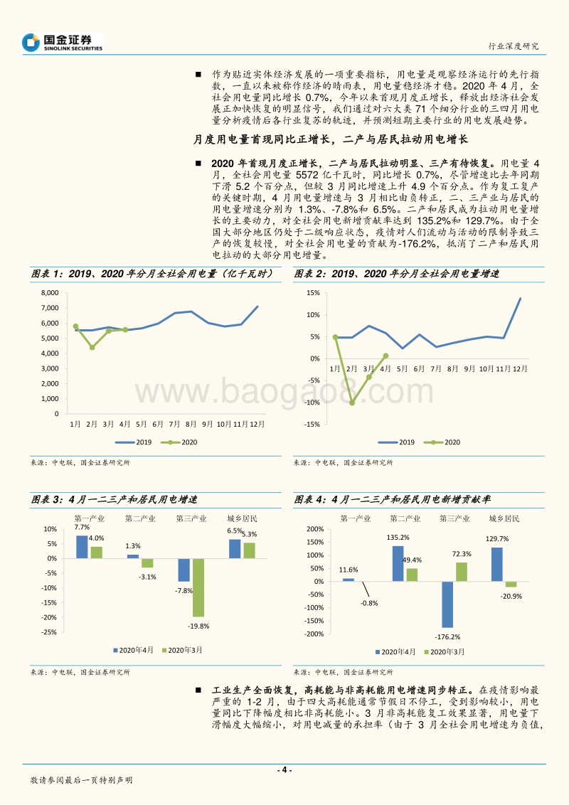 用电量看经济：基建复苏，三产回暖中.pdf_第4页