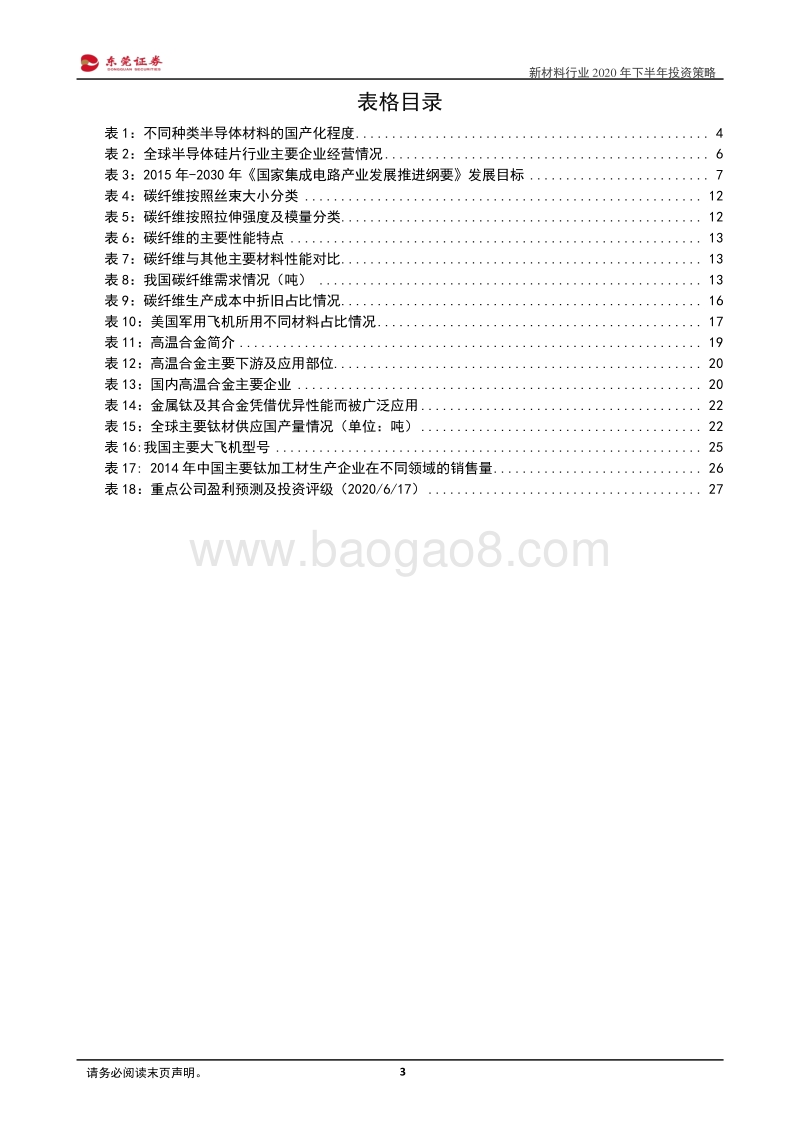 新材料行业2020年下半年投资策略：受益产业升级和进口替代.pdf_第3页