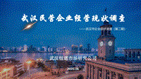 武汉市企业现状调查（第二期）：武汉民营企业经营现状调查.pdf
