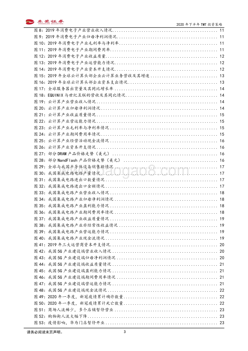 2020年下半年TMT投资策略：2020年先抑后扬，科技浪潮倾听产业最强音.pdf_第3页