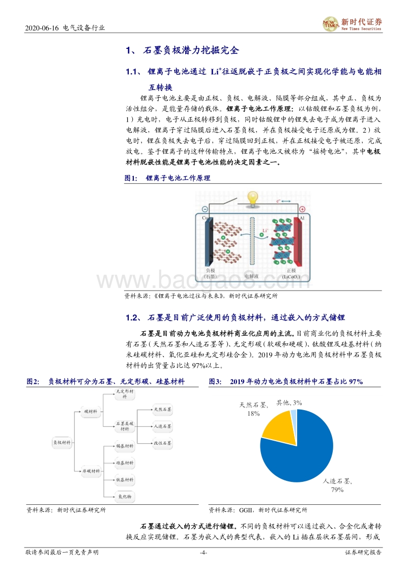 电动车产业链技术研究专题系列之二：硅基负极，高能量密度锂离子电池首选.pdf_第4页