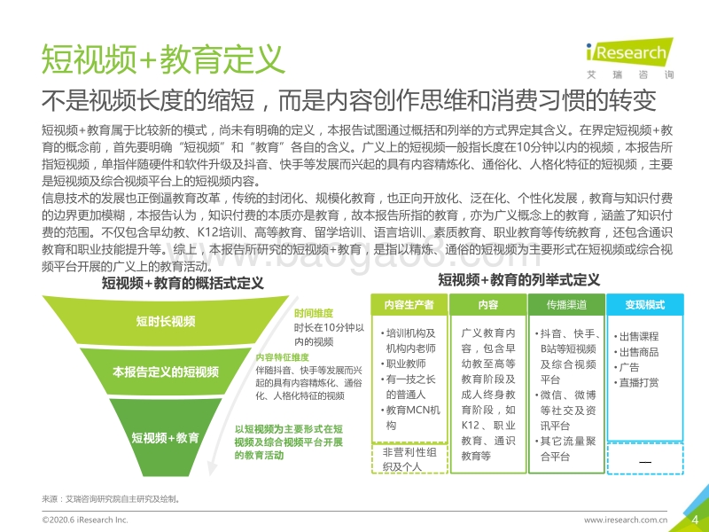 2020年中国短视频+教育发展展望.pdf_第4页
