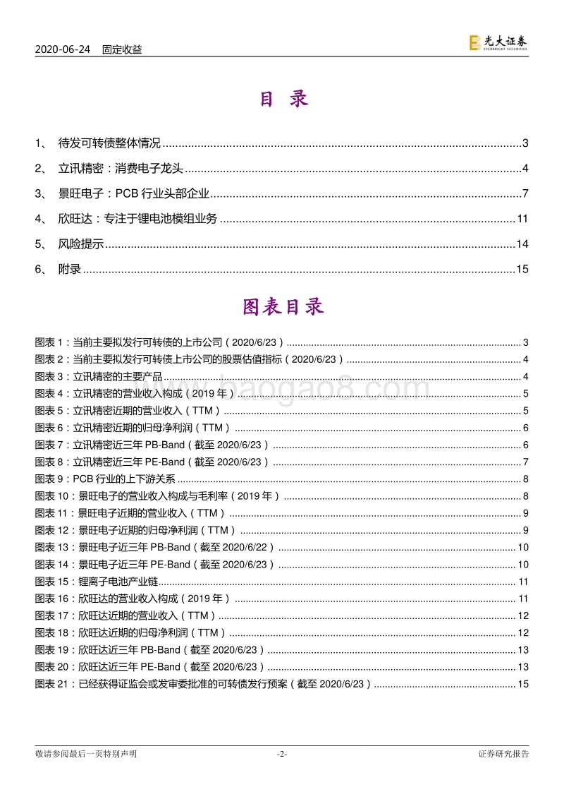 可转债一级市场前瞻系列之二：科技板块走强，关注电子行业拟发券.pdf_第2页