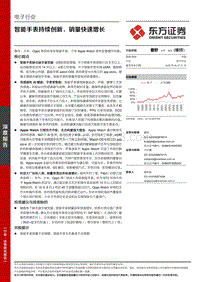智能手表持续创新，销量快速增长.pdf