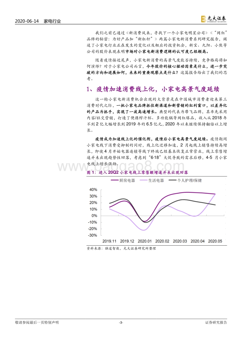 小家电新消费研究（3）：小家电新消费板块及明星标的下一步的关注点.pdf_第3页