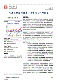 大消费深度报告：可选消费边际改善，消费信心仍待恢复.pdf
