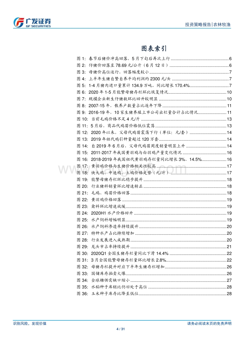农林牧渔行业2020年中期策略：猪价高位运行，看好饲料龙头份额持续提升.pdf_第4页