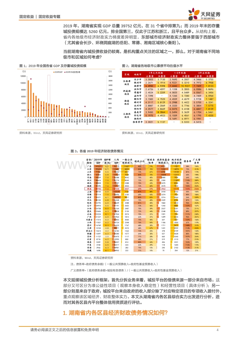 城投区域风险评估专题：大数据看区域之七：湖南城投怎么看？.pdf_第4页