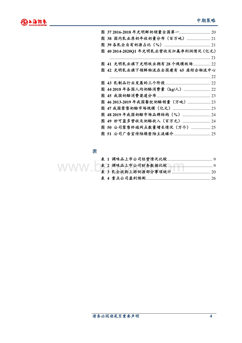 2020年食品饮料（大众品）行业中期策略：调味品餐饮恢复+内部挖潜，乳制品基本面向好.pdf_第4页