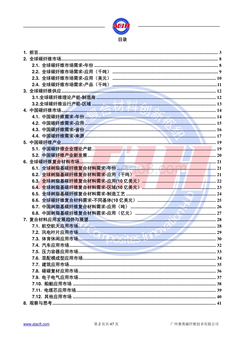2019全球碳纤维复合材料市场报告.pdf_第2页