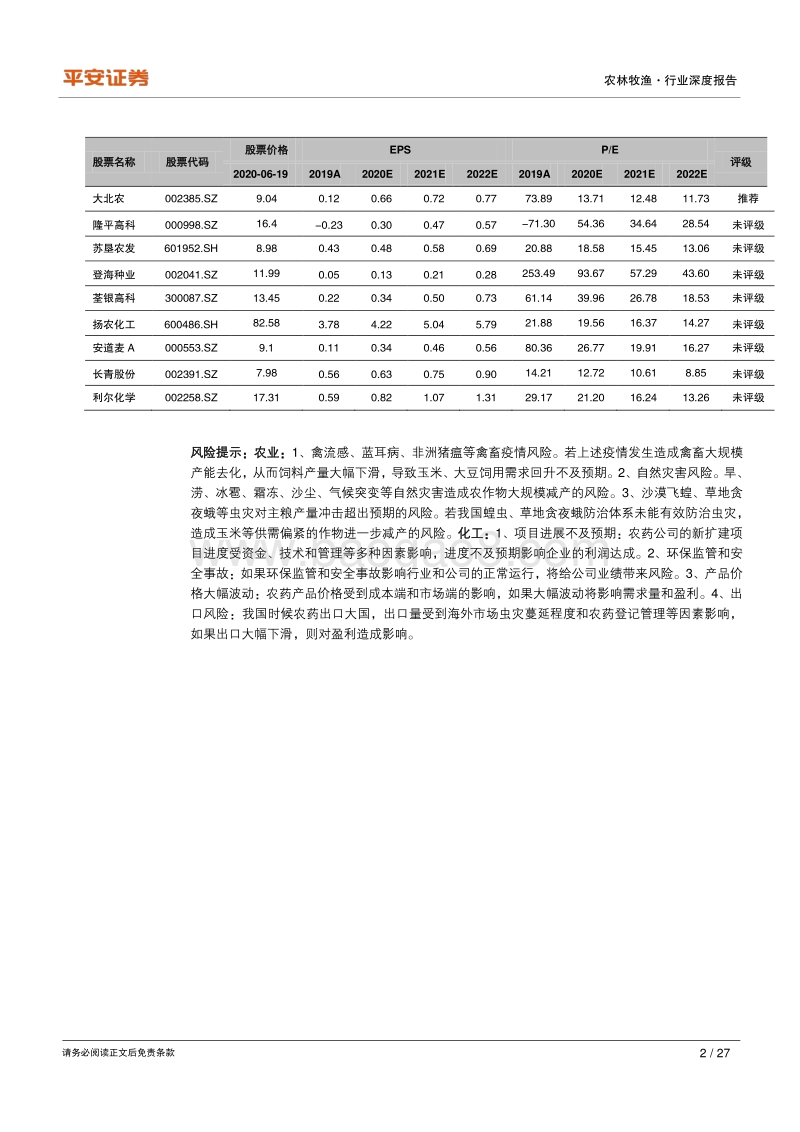 种植业系列专题（二）：虫害&农药篇虫灾大年农药&种植景气提升，杀虫剂生产及出口受益.pdf_第2页