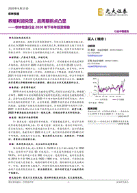 农林牧渔行业2020年下半年投资策略：养殖利润兑现，后周期拐点凸显.pdf