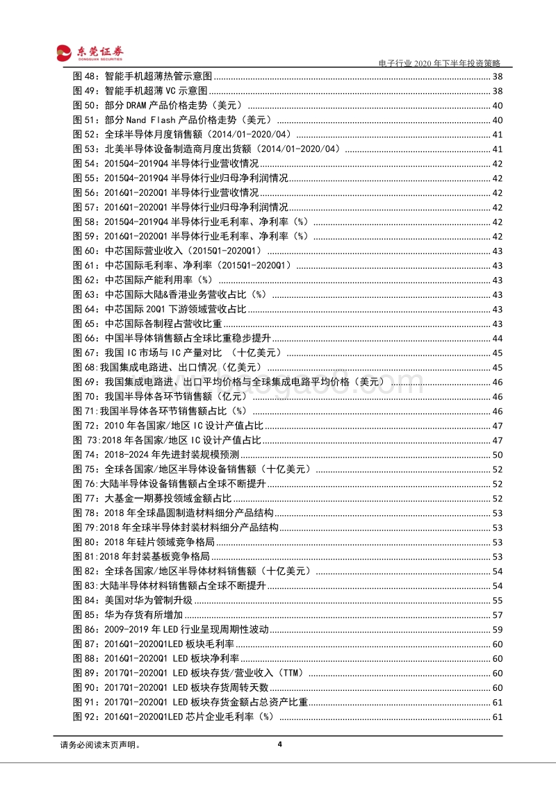 电子行业2020年下半年投资策略：疫情扰动不改中长期成长逻辑，行业有望于下半年全面复苏.pdf_第4页