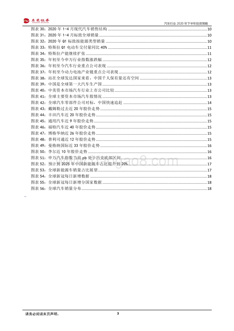 汽车行业2020年下半年投资策略：继续关注电动智能互联，重视传统车修复机会.pdf_第3页