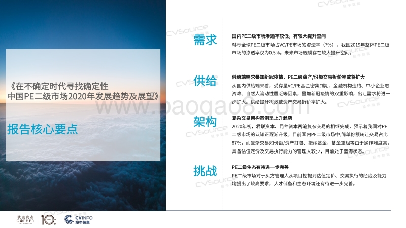 中国PE二级市场2020年发展趋势及展望.pdf_第3页