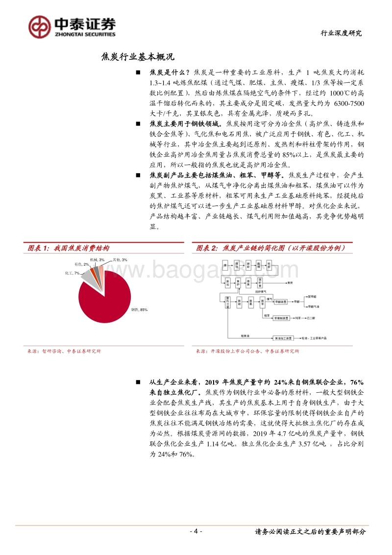 焦炭行业深度报告：供给侧改革深入推进，定价话语权有望得到提升.pdf_第4页