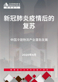 新冠肺炎疫情后的复苏：中国冷链物流产业蓬勃发展.pdf