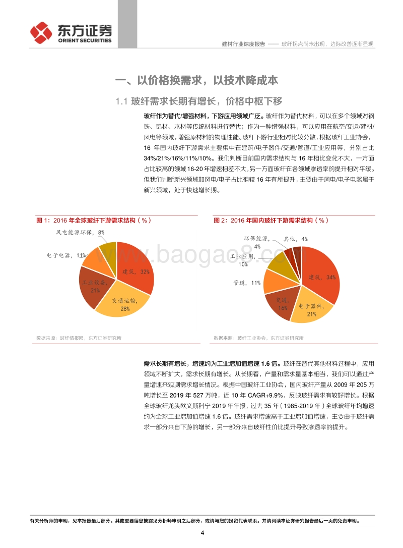 玻纤行业深度报告：玻纤拐点尚未出现，边际改善逐渐显现.pdf_第4页