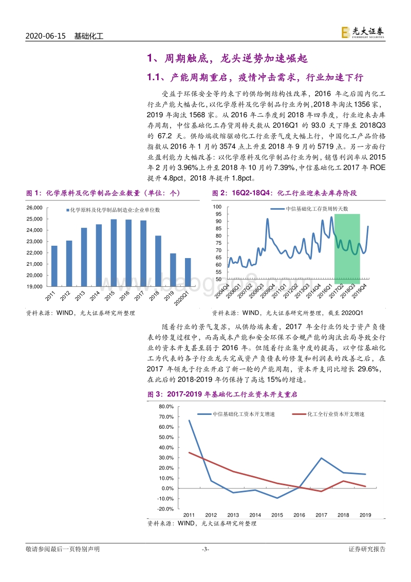 基础化工2020年下半年投资策略：疫情后的破与立：白马逆势加速崛起，新材料迎来机遇期.pdf_第3页