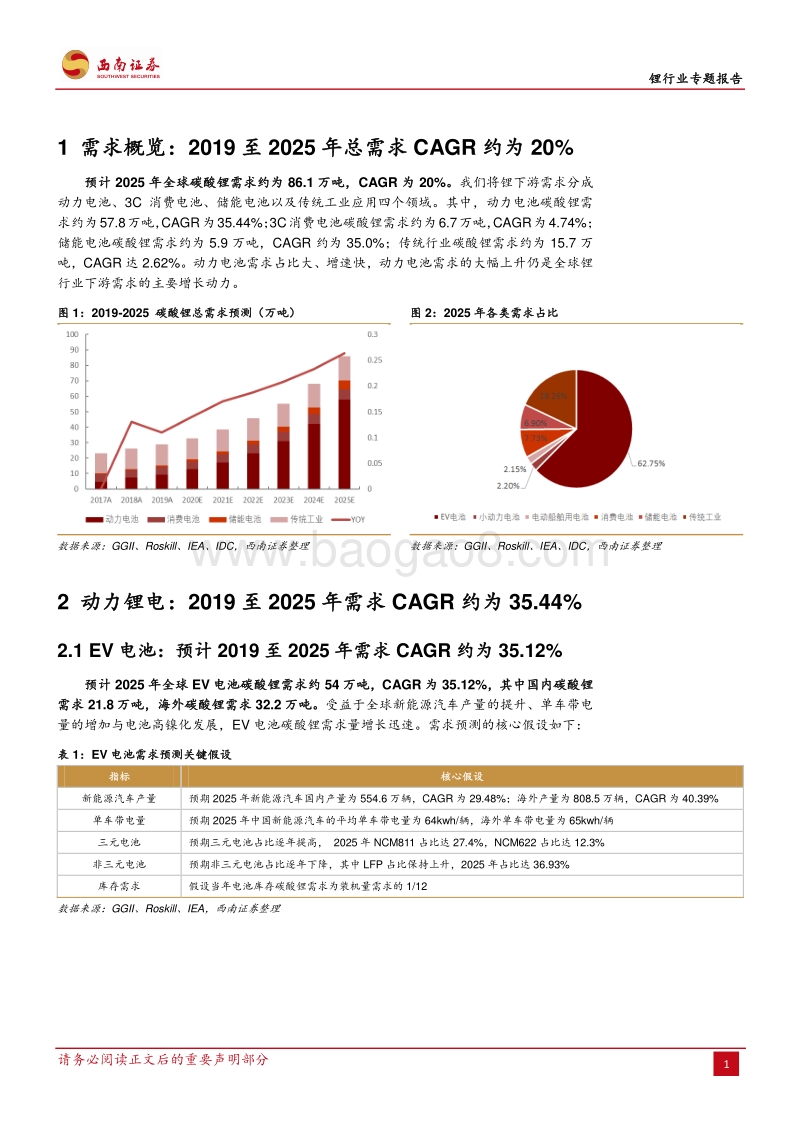 锂行业专题报告：未来五年全球碳酸锂行业需求测算.pdf_第4页