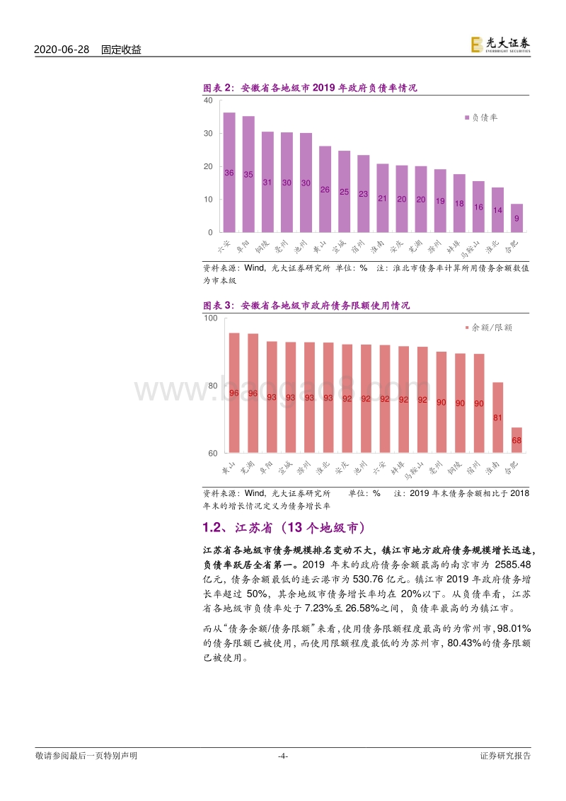 2019年地级市政府债务全扫描（华东、华南、华中）.pdf_第4页