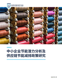 中小企业节能潜力分析及供应链节能减排政策研究.pdf