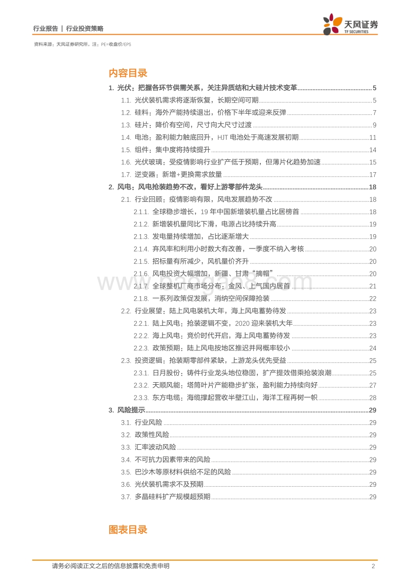 电气设备行业投资策略：把握光伏供需关系和技术变革，风电抢装看好上游零部件龙头.pdf_第2页