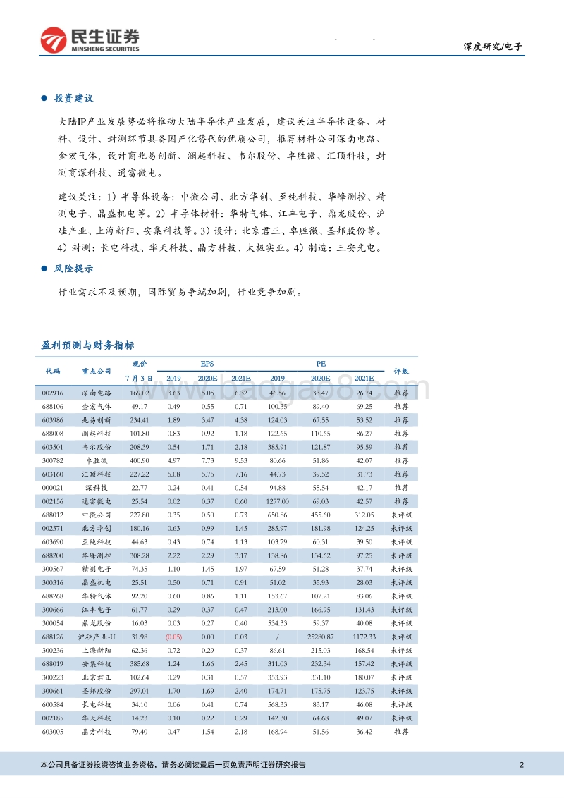 半导体系列：IP空间有望翻番，国产替代带来发展良机.pdf_第2页