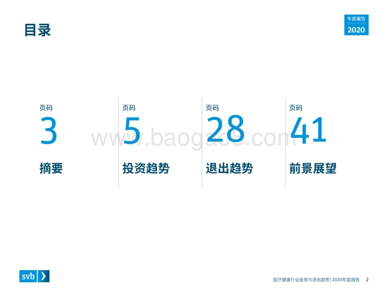 2020年医疗健康行业投资与退出趋势.pdf_第2页