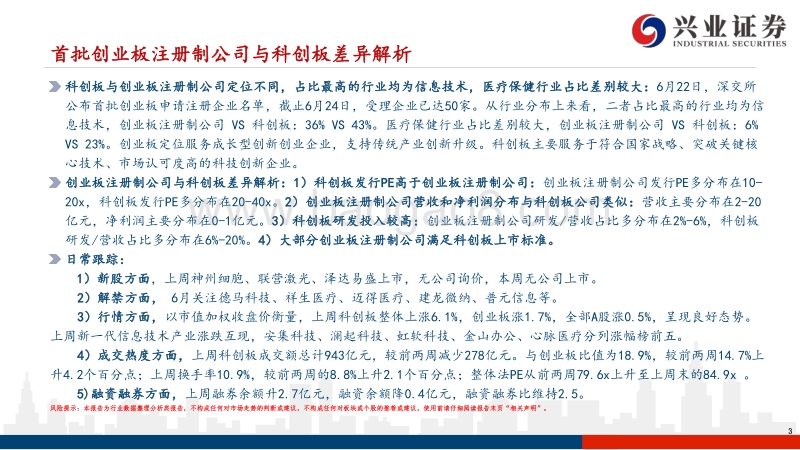 科创板系列研究（十七）：首批创业板注册制公司与科创板差异解析.pdf_第3页