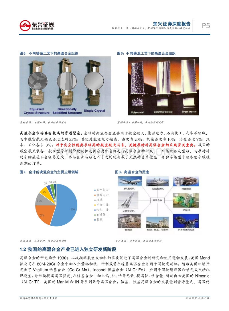 钢铁工业转型升级专题系列之一：乘大国崛起之风，把握军工特钢加速成长期的投资机会.pdf_第5页