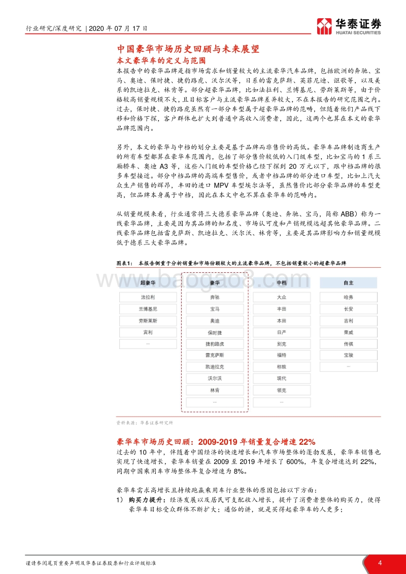 中国豪华车市场发展回顾、分析与展望：消费升级，豪华车需求方兴未艾.pdf_第4页