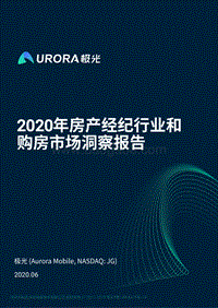 2020年房产经纪行业和购房市场洞察报告.pdf