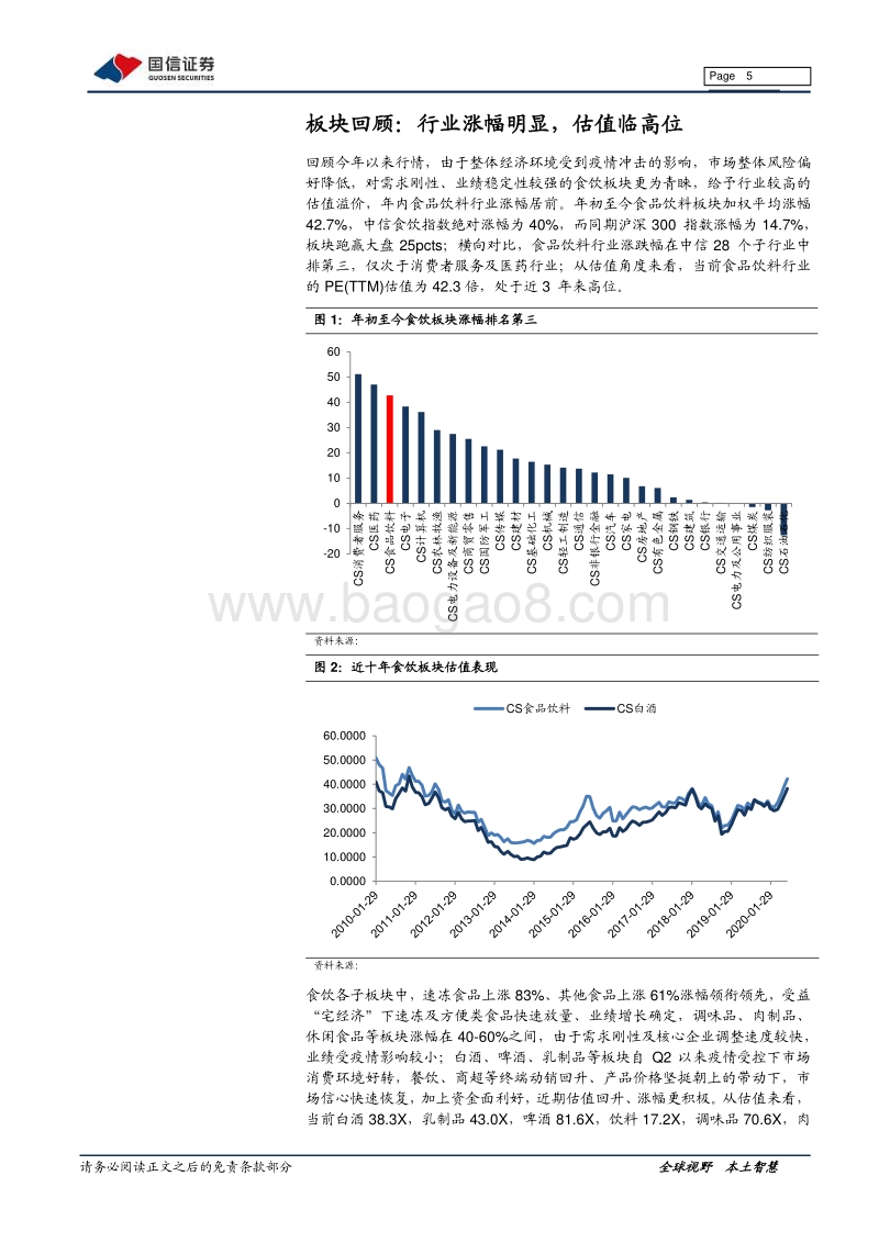 食品饮料2020年下半年投资策略：优选确定及改善龙头，以更长视角挖掘空间.pdf_第5页