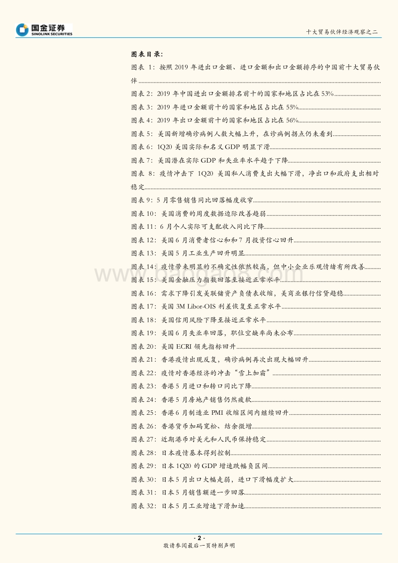 十大贸易伙伴经济观察之二：海外新增病例新高，经济恢复如何？.pdf_第2页