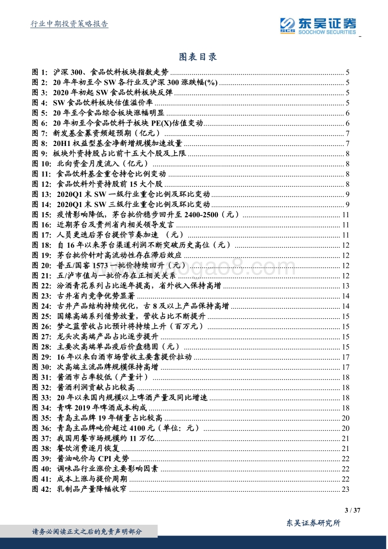 食品饮料行业2020年中期策略：核心资产水涨船高，细分龙头未来已来.pdf_第3页