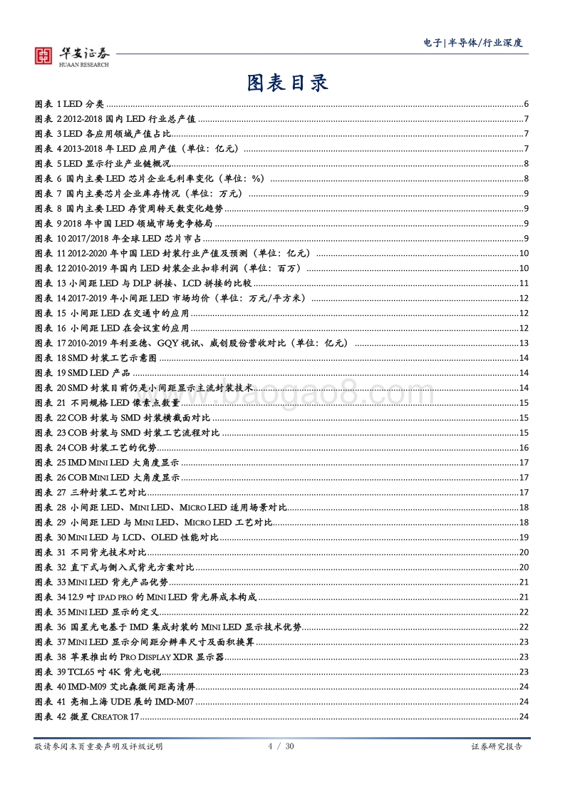 大国雄芯·半导体系列报告（四）：小间距LED持续景气，MiniLED蓄势待发.pdf_第4页