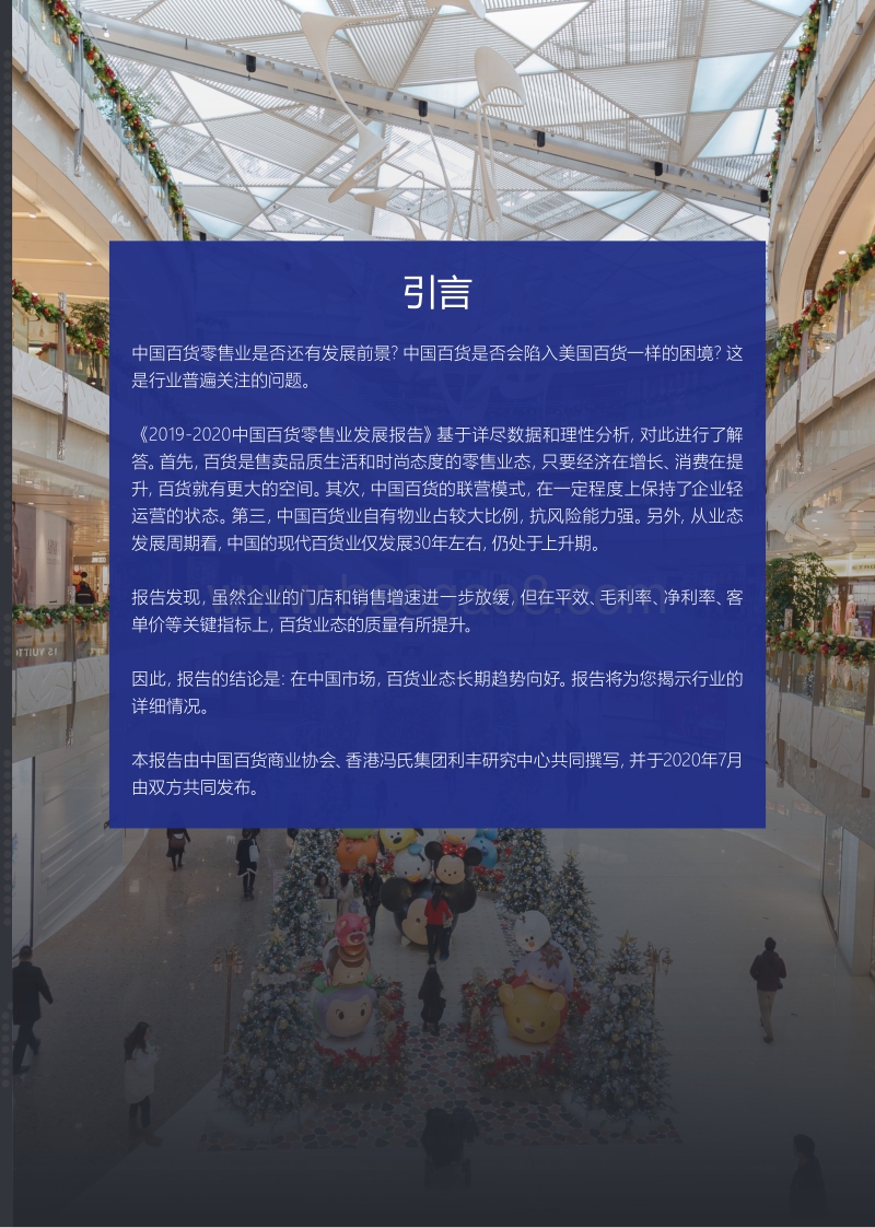 2019-2020年中国百货零售业发展报告.pdf_第3页