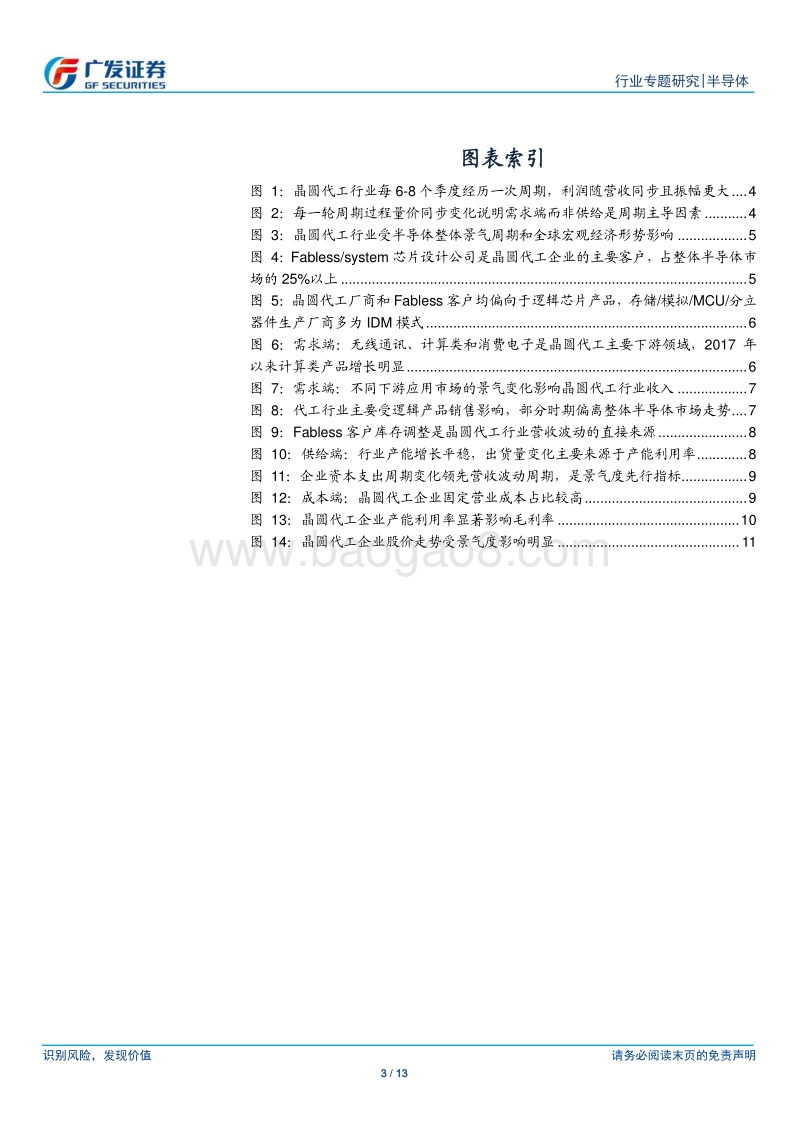 晶圆代工行业系列研究一：景气周期分析：需求和库存变化主导，资本开支为先行参考指标.pdf_第3页