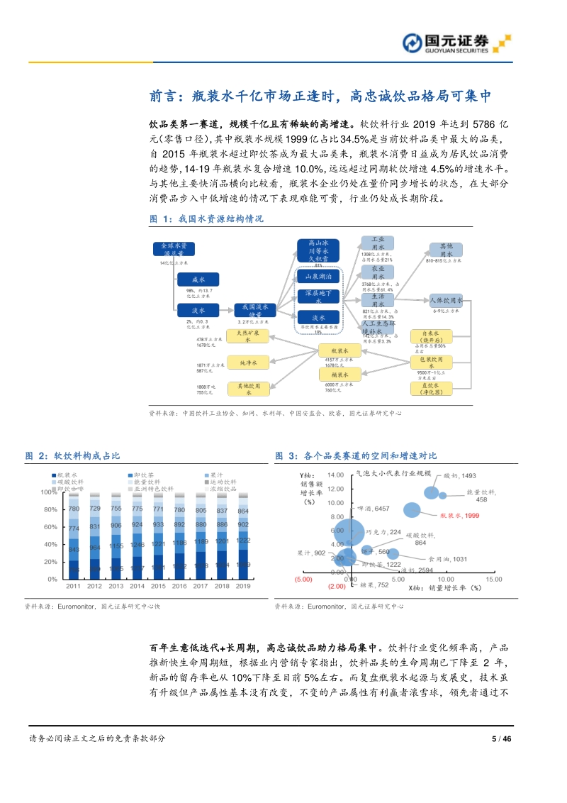 瓶装水行业深度报告系列之二（公司篇）：问瓶装水谁主沉浮，新王旧主各领风骚.pdf_第5页
