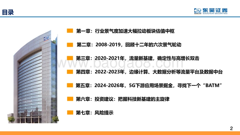 2020年通信中期策略：为什么景气度加速向上能够显著提升估值中枢？.pdf_第2页